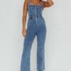 Emilio Flared Jumpsuit Denim