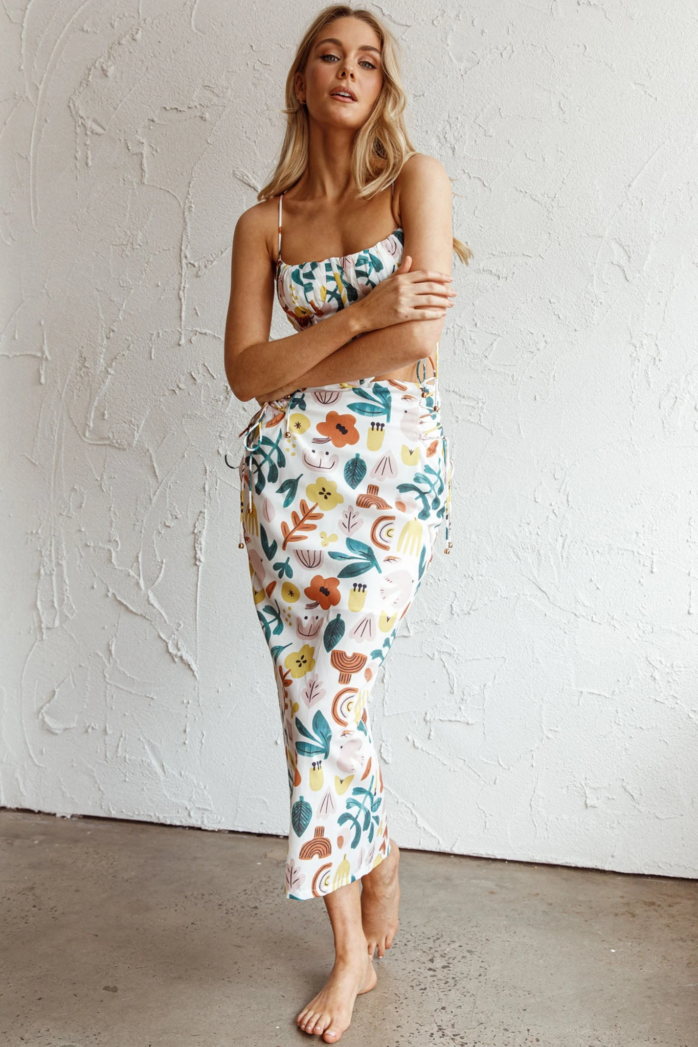 Graziella Corset Crop Top White Base - Image 7